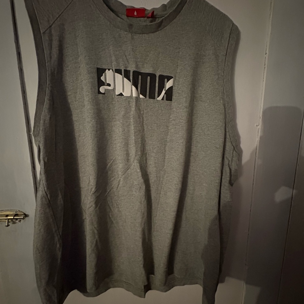 Puma Heather Gray Tank Top